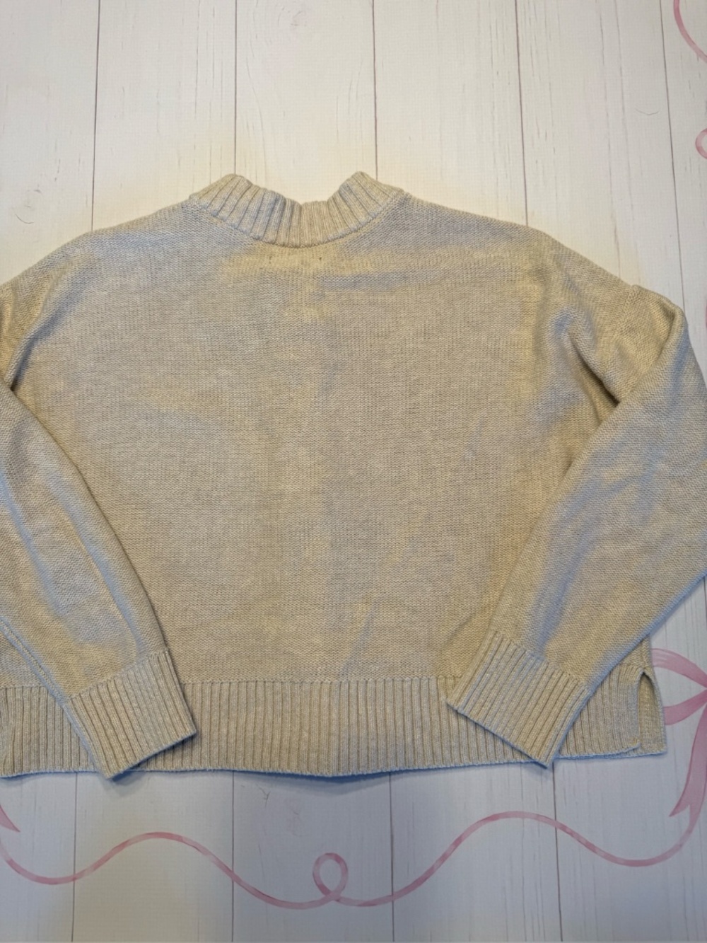 Quince 100% Organic Cotton Cropped Cardigan Size S - Picture 4 of 4